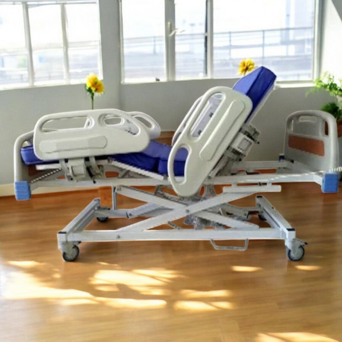 3 Motorlu Asansörlü Full ABS Hasta Yatağı ES-153/A