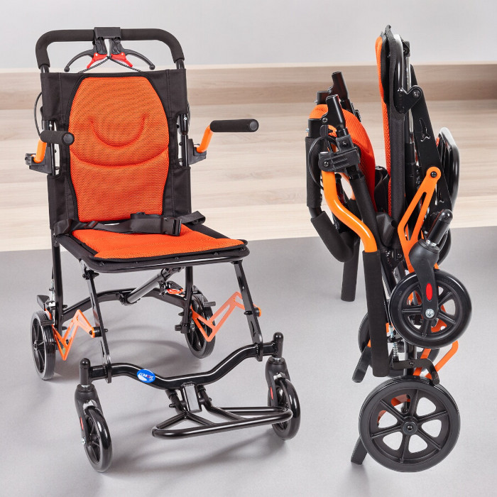Comfort Plus DY01409LJ Turuncu Hasta Transfer Sandalyesi - Zmedikal