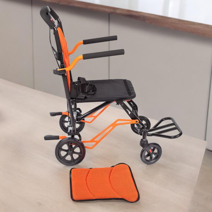 Comfort Plus DY01409LJ Turuncu Hasta Transfer Sandalyesi