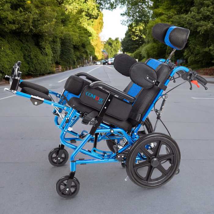 Comfort Plus DY01958LBCJ-38 CP Özellikli Pediatrik Tekerlekli Sandalye