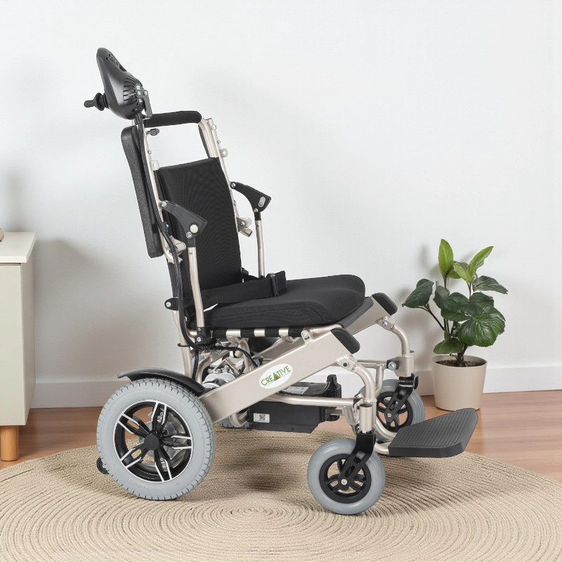 Creative CR-6012 Large Lityum Pilli Akülü Tekerlekli Sandalye 51 cm