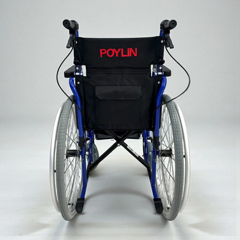 Poylin P110 Özellikli Standart Manuel Tekerlekli Sandalye