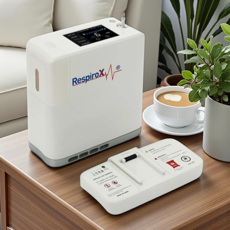 Respirox JLO-190i Çift Bataryalı Taşınabilir Oksijen Konsantratörü