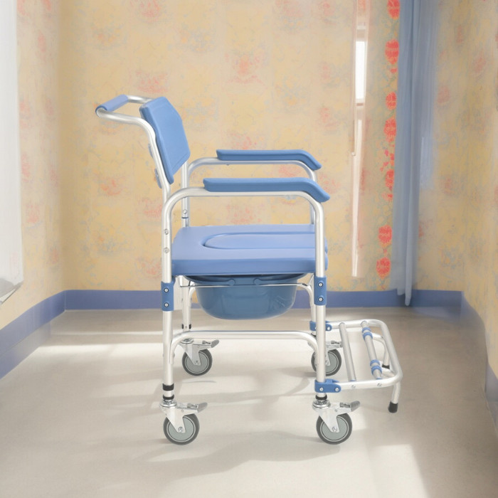 Respirox RLTS-01 Lazımlıklı Hasta Tuvalet sandalyesi