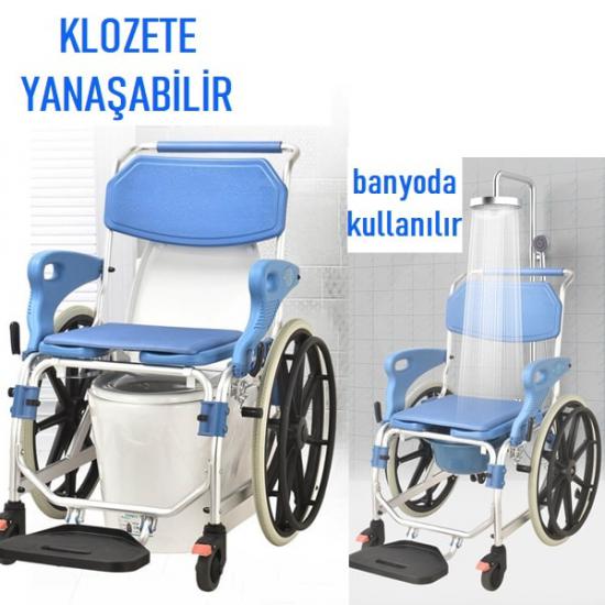 Comfort Plus DM-72 Banyo Tuvalet Tekerlekli Sandalyesi