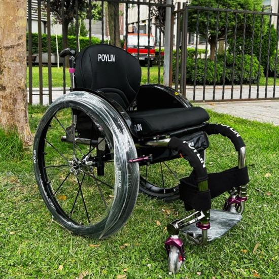 Poylin P153 Aktif Tekerlekli Sandalye Titanyum