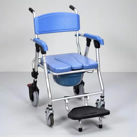 Poylin P611 Alüminyum Banyo Tuvalet Sandalyesi